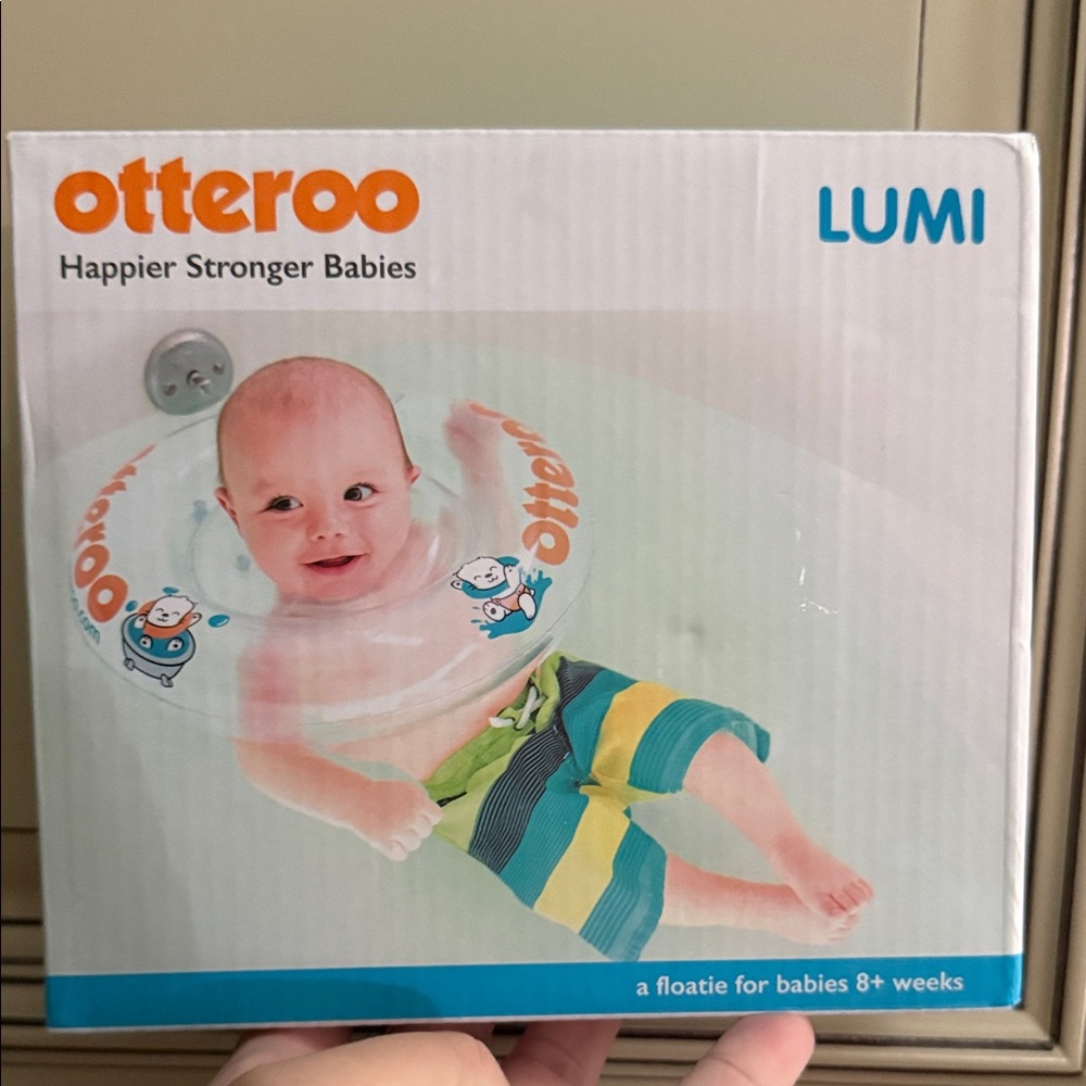 LUMI Baby Floatie - Clear and Orange